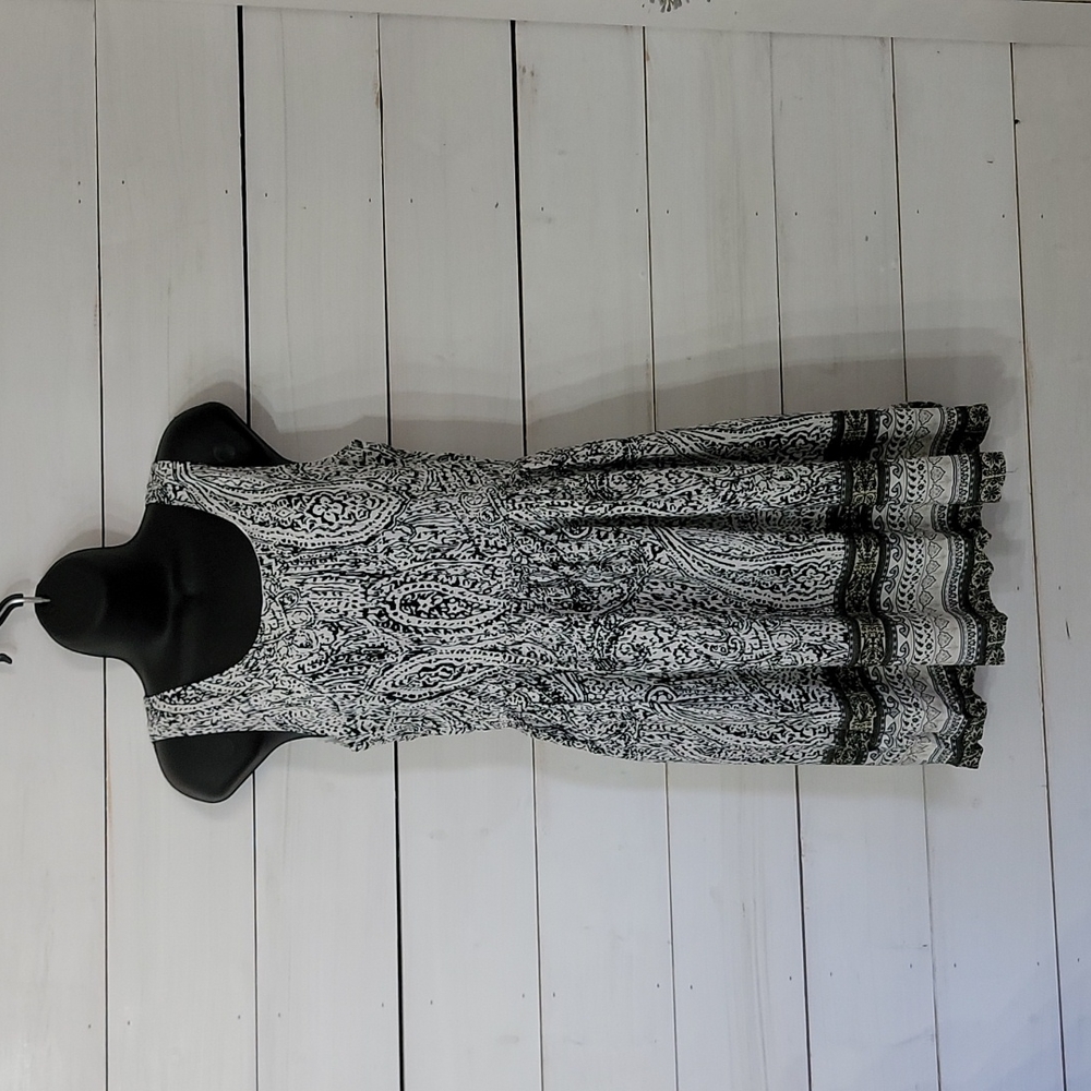 Hem & Thread size S abstract paisley sleeveless dress